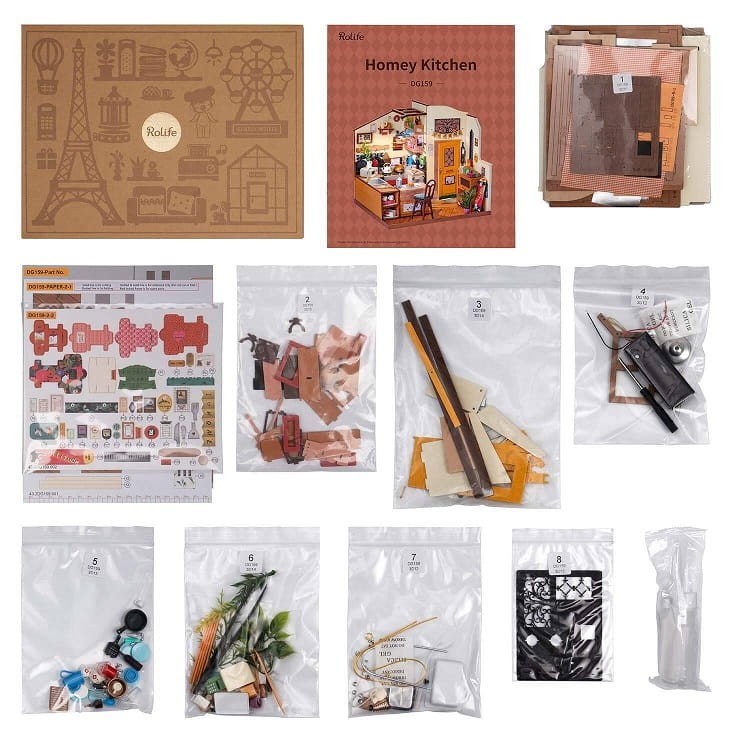 Robotime - Model 3D - Przytulna Kuchnia DG159