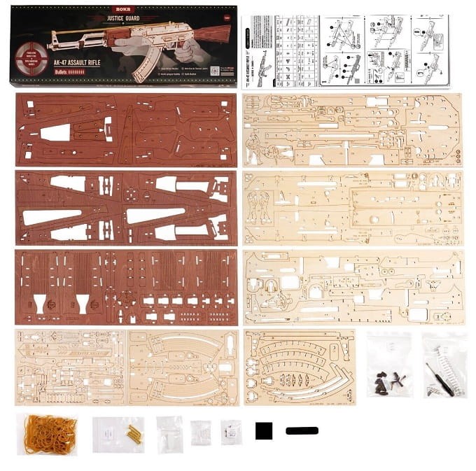 Robotime - Model 3D - AK-47 Assault Riffle LQ901