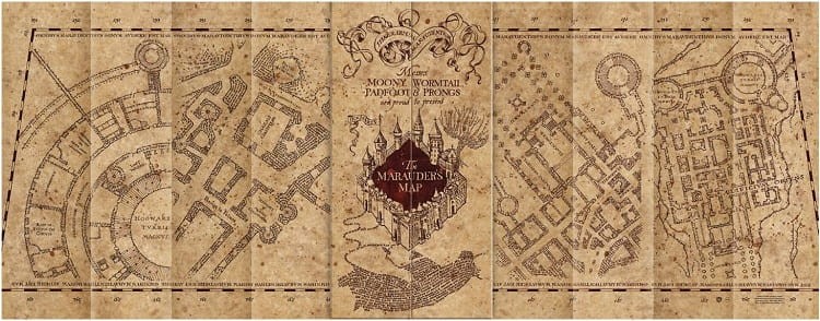 Harry Potter – Puzzle 1000 el. Mapa Huncwotów NN9457