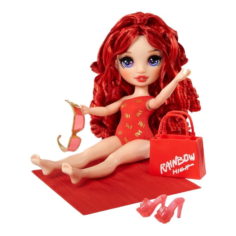 Rainbow High – Lalka Ruby Anderson Swim and Style + akcesoria 07277