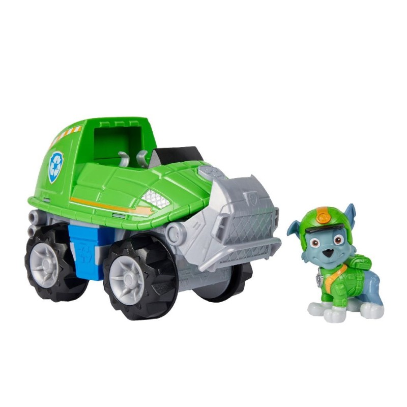 Psi Patrol - Jungle Pups - Transformujący pojazd Rocky + figurka 90648