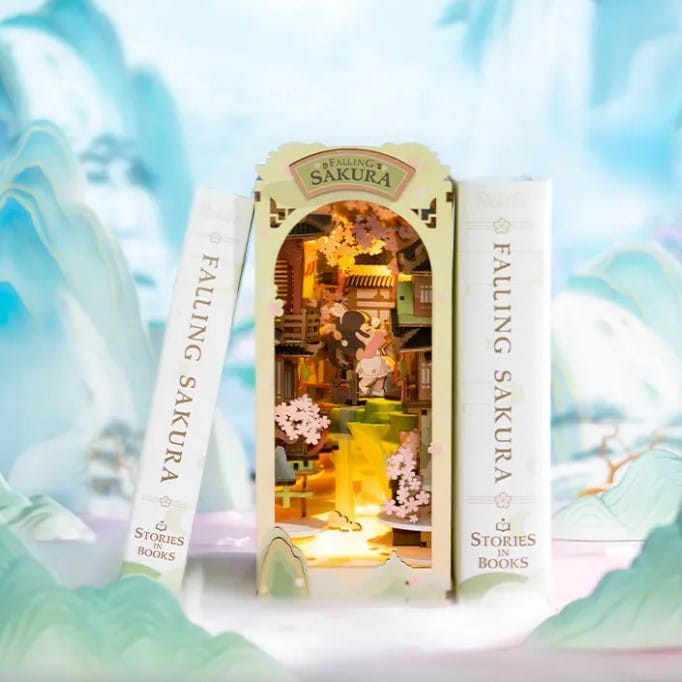 Robotime - Model 3D - Spadające kwiaty wiśni LED TGB05