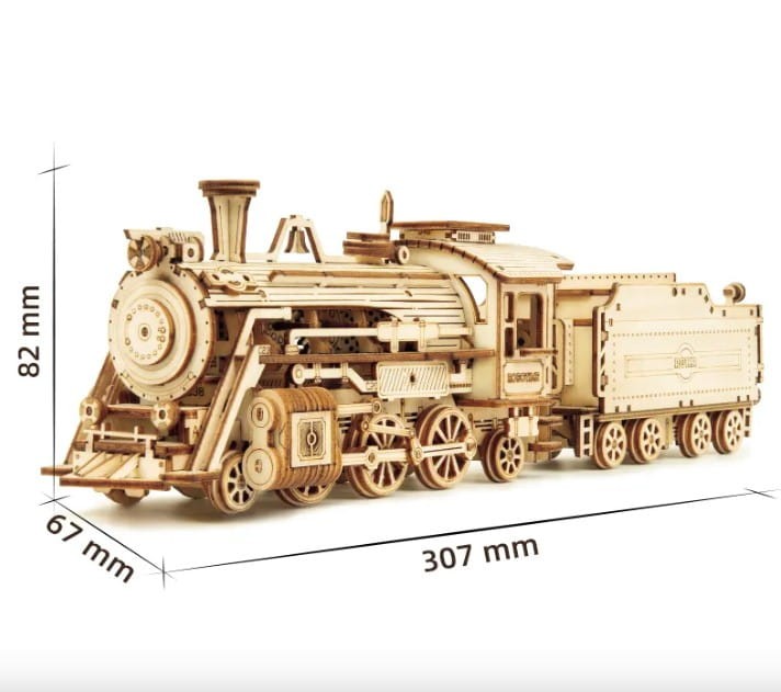 Robotime - Model 3D - Pociąg Prime Steam Express MC501
