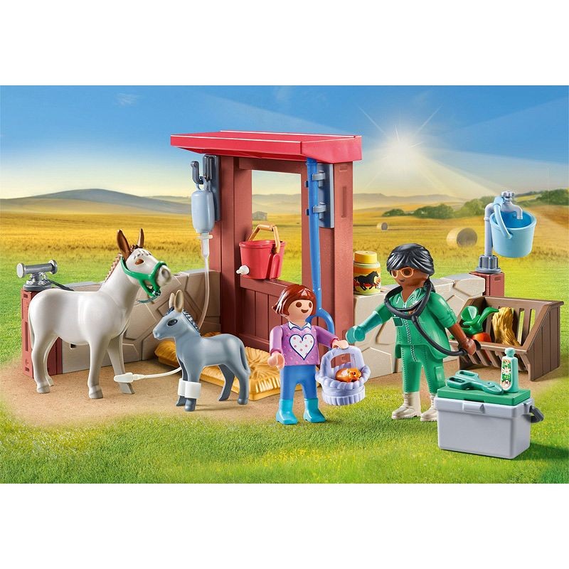 Playmobil Country 71471 Pani weterynarz z osiołkami