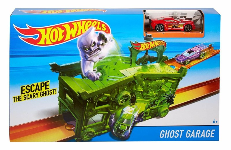 Hot Wheels - Zestaw torów - Garaż duchów FJN34 FJN38