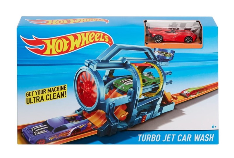 Hot Wheels - Zestaw torów - Turbo myjnia FJN34 FJN35