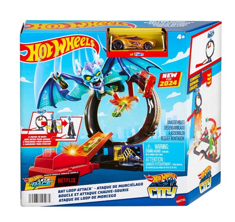 Hot Wheels City - Pętla nietoperza HTN78