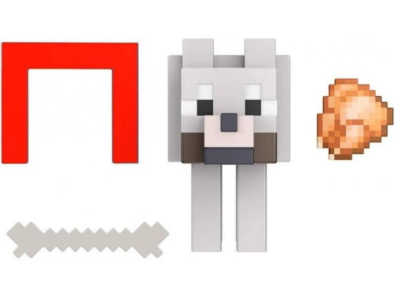 Minecraft - Figurka Oswojony wilk - GTP08 HTN07