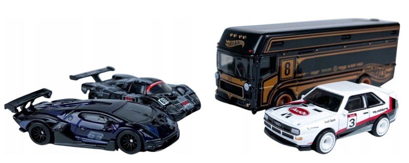 Hot Wheels Premium - Diorama -  Zestaw pojazdów Track Day - GMH39 HKC15