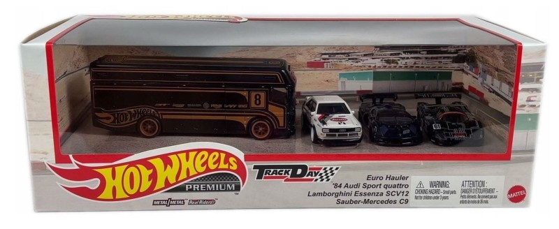 Hot Wheels Premium - Diorama -  Zestaw pojazdów Track Day - GMH39 HKC15