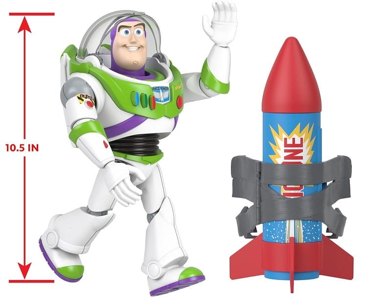 Toy Story - Interaktywna figurka Buzz Astral z rakietą HTR73