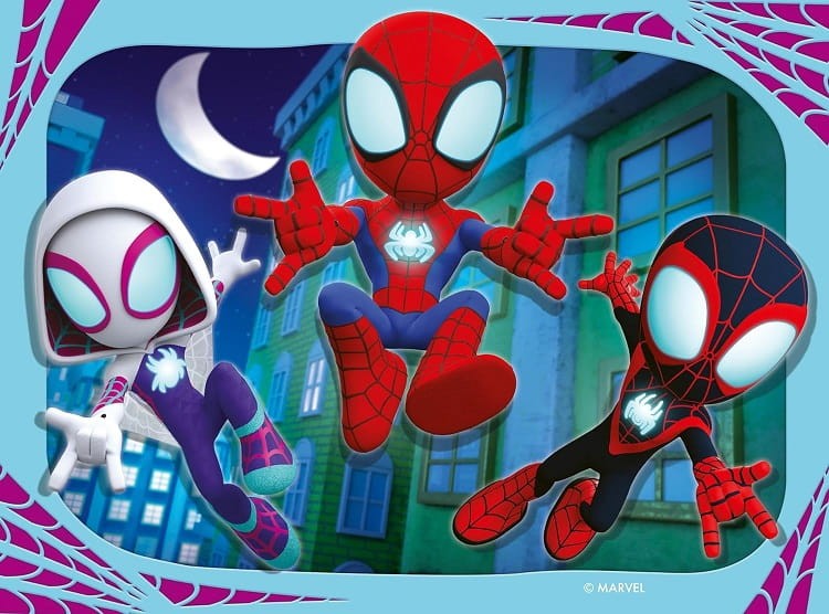Ravensburger – Puzzle 4w1 – Spidey i super-kumple 1064
