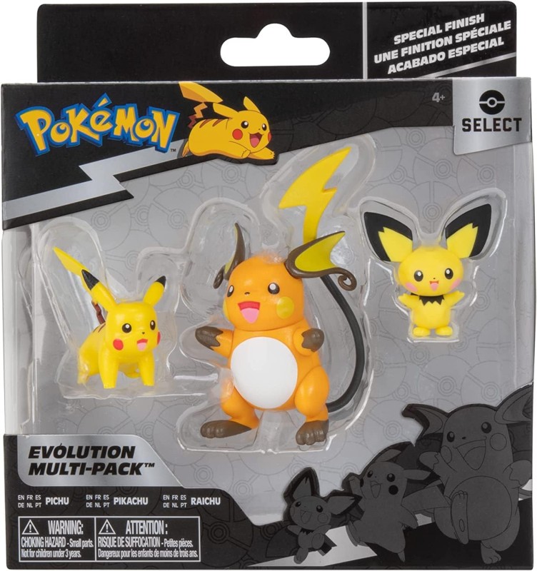 Pokemony – Zestaw figurek – Pikachu ewolucje PKW2778
