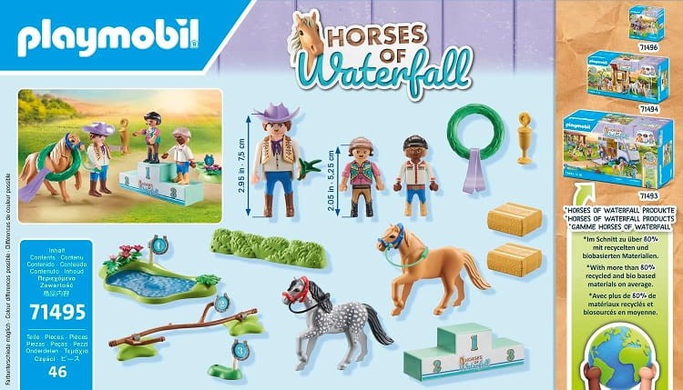 Playmobil 71495 Horse of Waterfall - Turniej kucyków