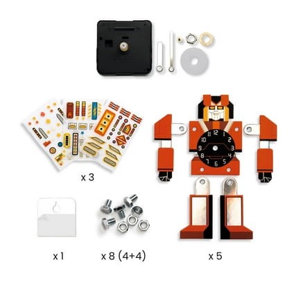 DJECO 07984 Zrób to sam – Zegar Robot