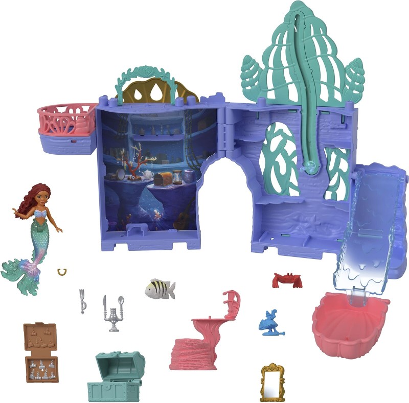 Mattel Mała Syrenka - Zestaw - Podwodny zamek Arielki HLX16