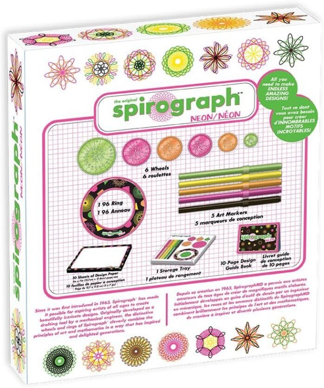 Hasbro – Spirograf – Zestaw do rysowania - Neon SP104
