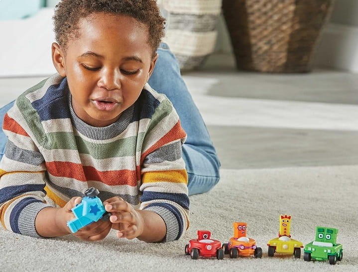 Learning Resources - Number Blocks - Zestaw mini pojazdów HM95405