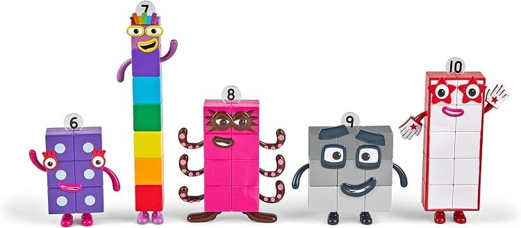 Learning Resources - Number Blocks - Kostki do nauki liczenia 6-10 HM95357