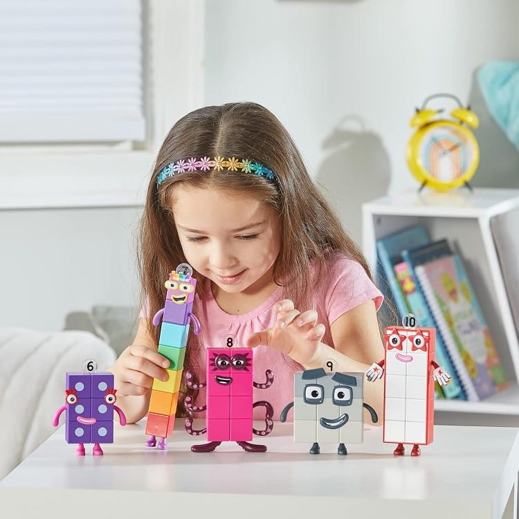 Learning Resources - Number Blocks - Kostki do nauki liczenia 6-10 HM95357
