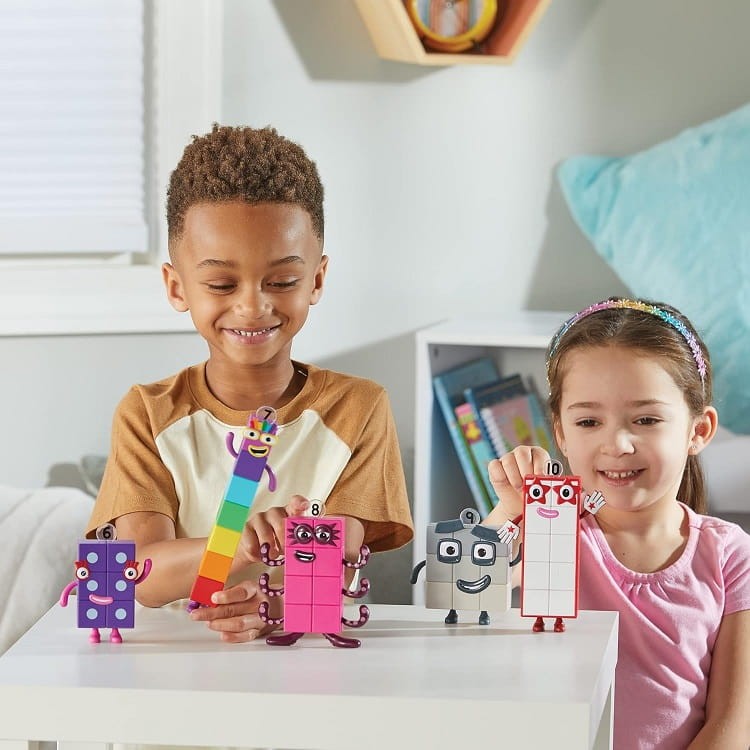 Learning Resources - Number Blocks - Kostki do nauki liczenia 6-10 HM95357