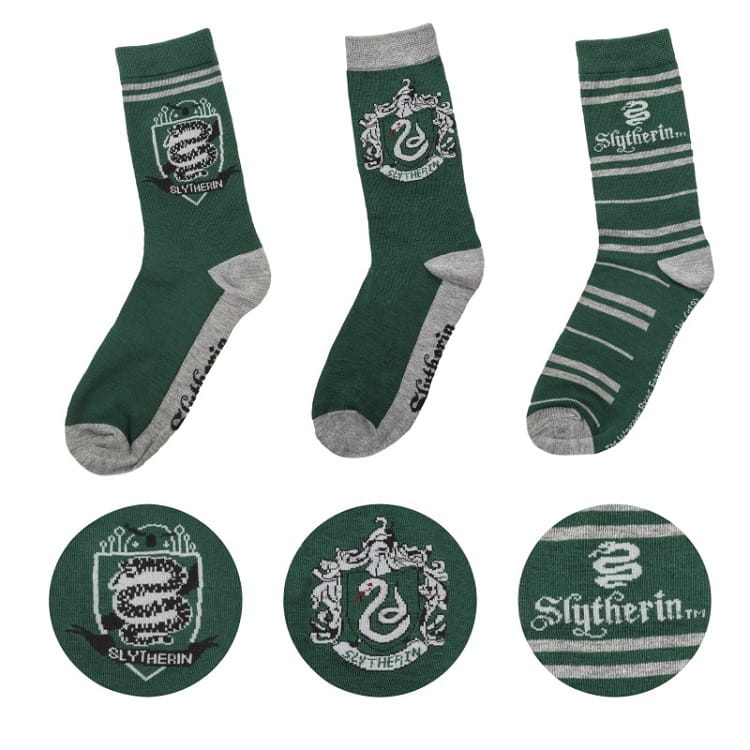 Harry Potter - Skarpetki Slytherin 3 pary CR1622