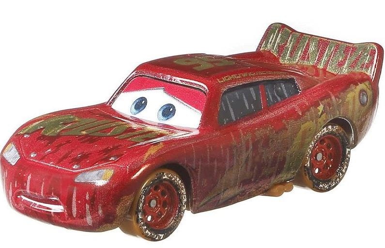 Auta Cars - Samochodzik Zygzak McQueen w błocie DXV29 GKB35