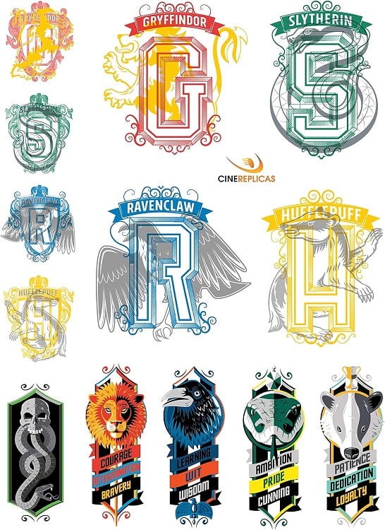 Harry Potter - Zestaw 55 naklejek CR5200