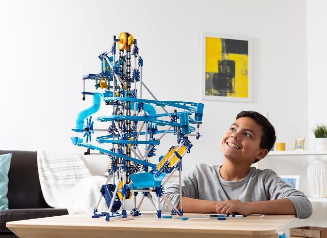 K’Nex - Klocki konstrukcyjne - Zestaw 504 el. Marble Coaster Run 12467