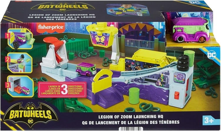 Fisher Price - Batwheels - Tor z wyrzutnią HNP07