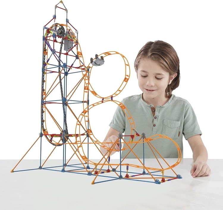 K’Nex - Klocki konstrukcyjne - Zestaw 448 el. Roller Coaster 80216