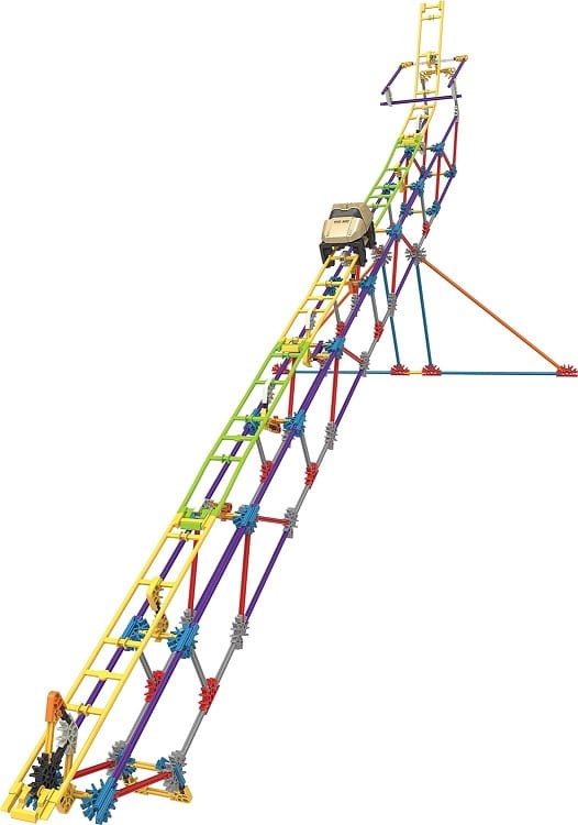 K’Nex - Klocki konstrukcyjne - Zestaw 546 el. Roller Coaster 77078