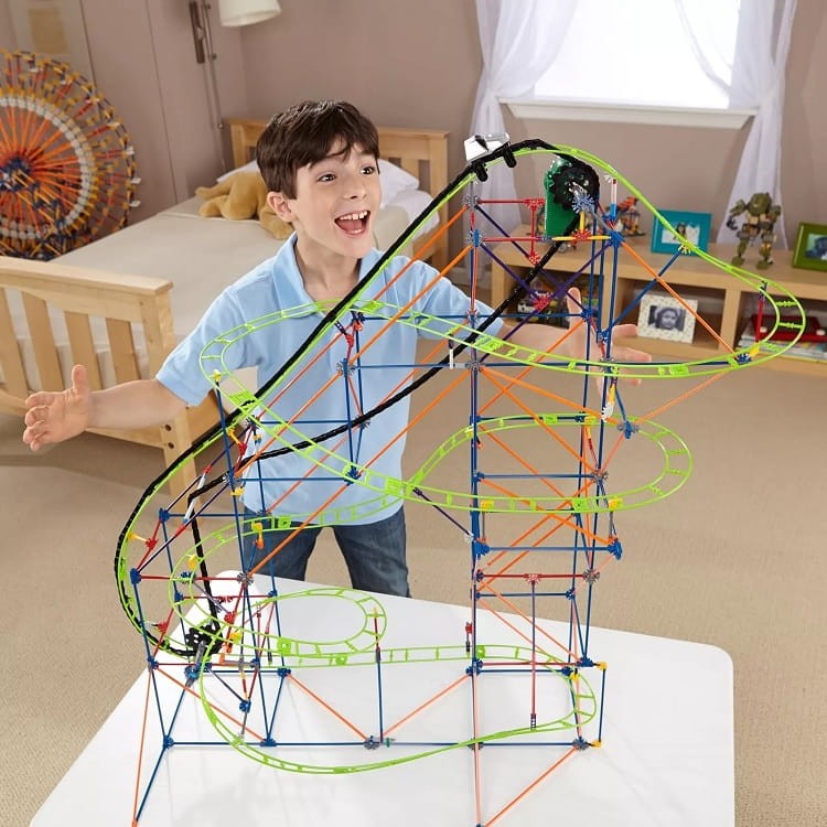 K’Nex - Klocki konstrukcyjne - Zestaw 649 el. Roller Coaster 51438