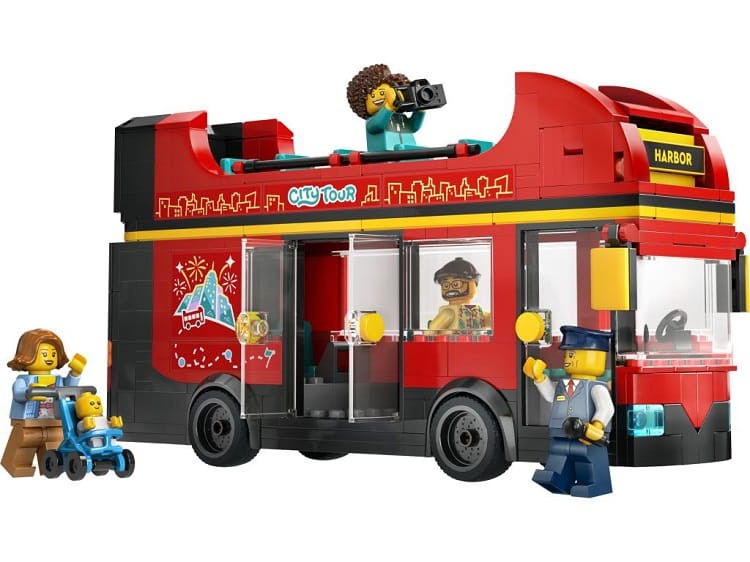 LEGO City 60407 Autokar czerwony piętrowy