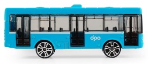 Rappa 235557 Metalowy autobus 8 cm