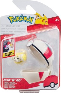 Pokemony - Figurka Fidough i Timer Ball - Clip 'n' Go PKW3625