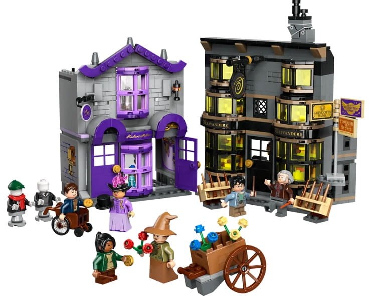 LEGO Harry Potter 76439 Sklepy Ollivandera i Madame Malkin