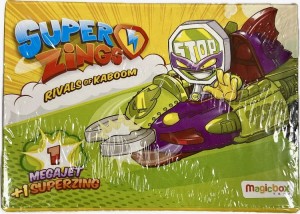 Super Zings - 4 seria - Megajet + figurka - Battle Claw zielony 9420
