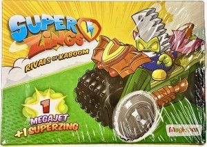 Super Zings - 4 seria - Megajet + figurka - Rolling Chop pomarańczowy 9420