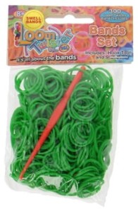 Loom Bands - Gumki do robienia bransoletek 300 szt. - ZIELONE SV11787