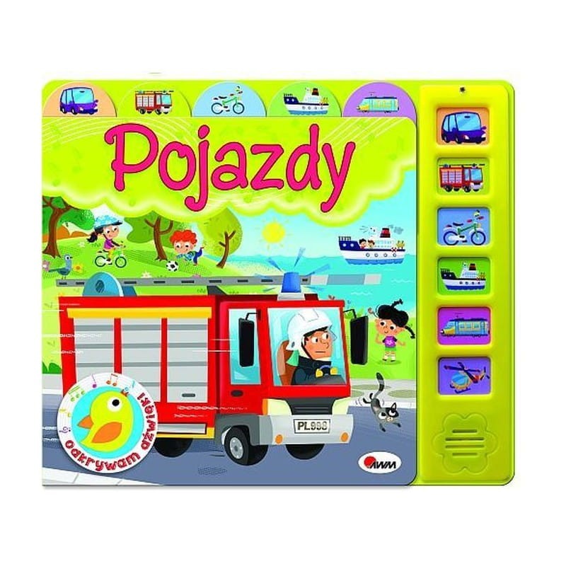 AWM - Książka dźwiękowa - Odkrywam dźwięki - Pojazdy 63878