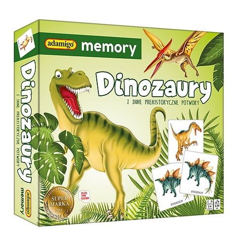 Adamigo - Gra edukacyjna - Memory: Dinozaury 07417