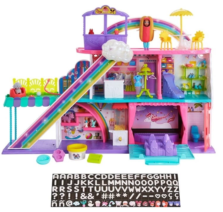 Polly Pocket – Tęczowe centrum handlowe HHX78