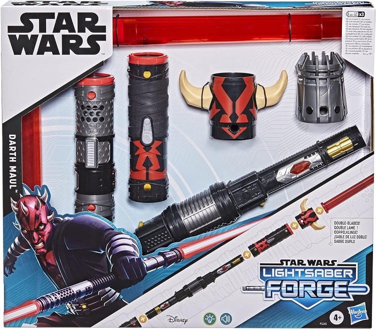 Star Wars – Podwójny miecz świetlny Darth Maul światło + dźwięk F1141