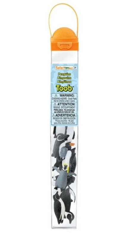 Safari Ltd - Figurki w tubie -  Pingwiny 683404