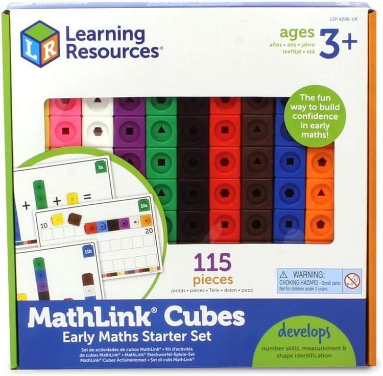 Learning Resources - MathLink Cubes - Kostki z zadaniami LSP4286