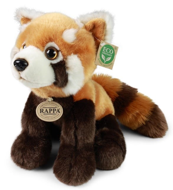 Rappa 211407 Maskotka Panda czerwona 28 cm