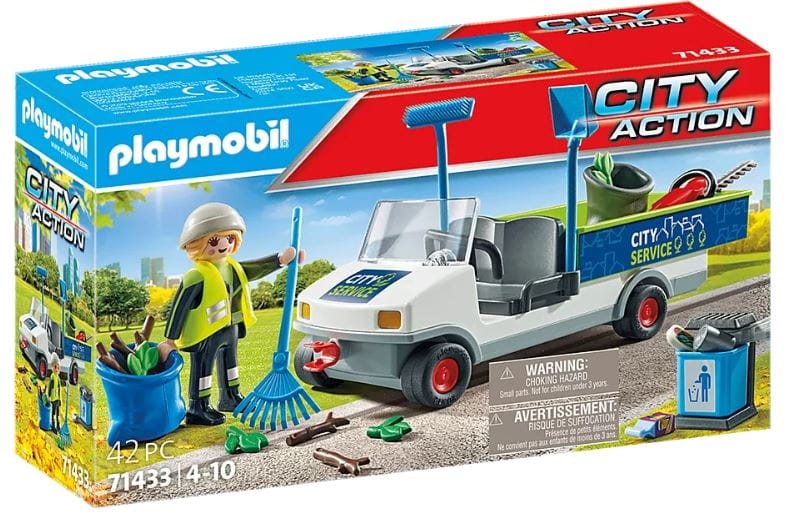 Playmobil City Action 71433 Sprzątanie miasta samochodem elektrycznym