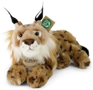 Rappa 198999 Maskotka Ryś leżący 28 cm