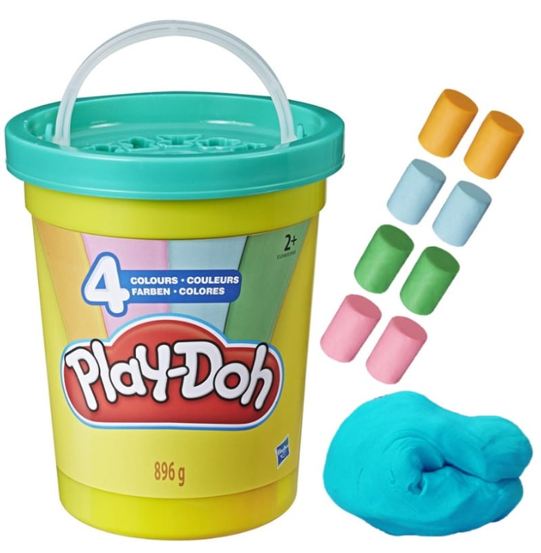 Play-Doh - Ciastolina w wiaderku - 4 kolory E5208